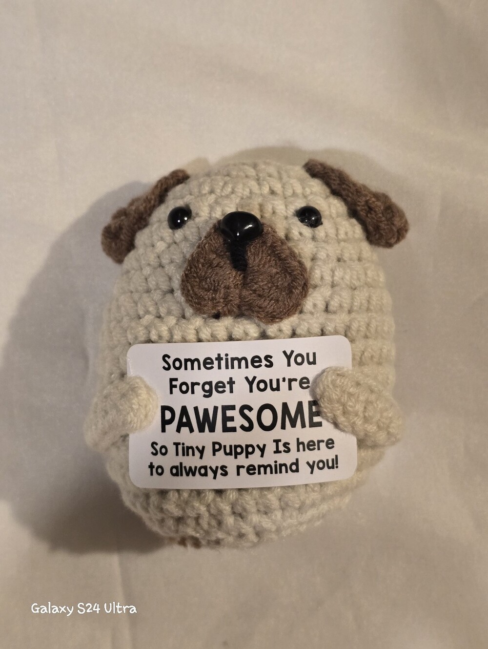 Positive Crochet Puppy Encouragement NEW - Picture 14 of 15